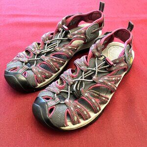 Keen Hiking Sandals Women's Gray Pink Waterproof Shoes KMX 011017 Size 8.5